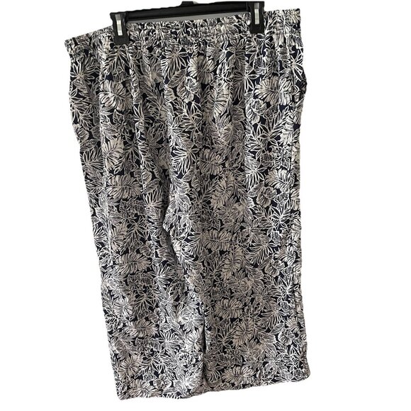 Jones New York Linen Blend Womens Plus 2X Pants Wide Leg - Picture 2 of 13